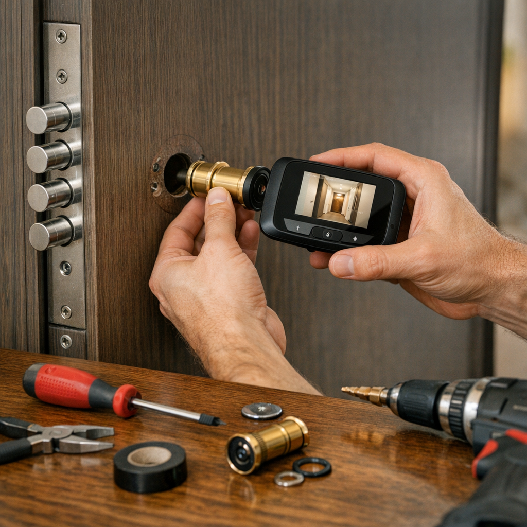 Comment remplacer un judas de porte sans compromettre une porte blindée ou une installation existante ?