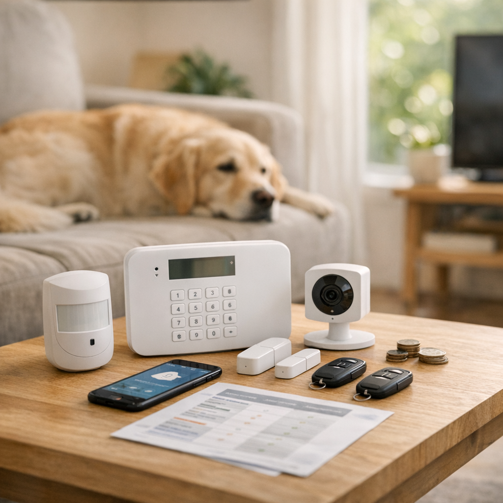 Alarme maison sans abonnement : prix d’achat, limites et intérêt face à la télésurveillance