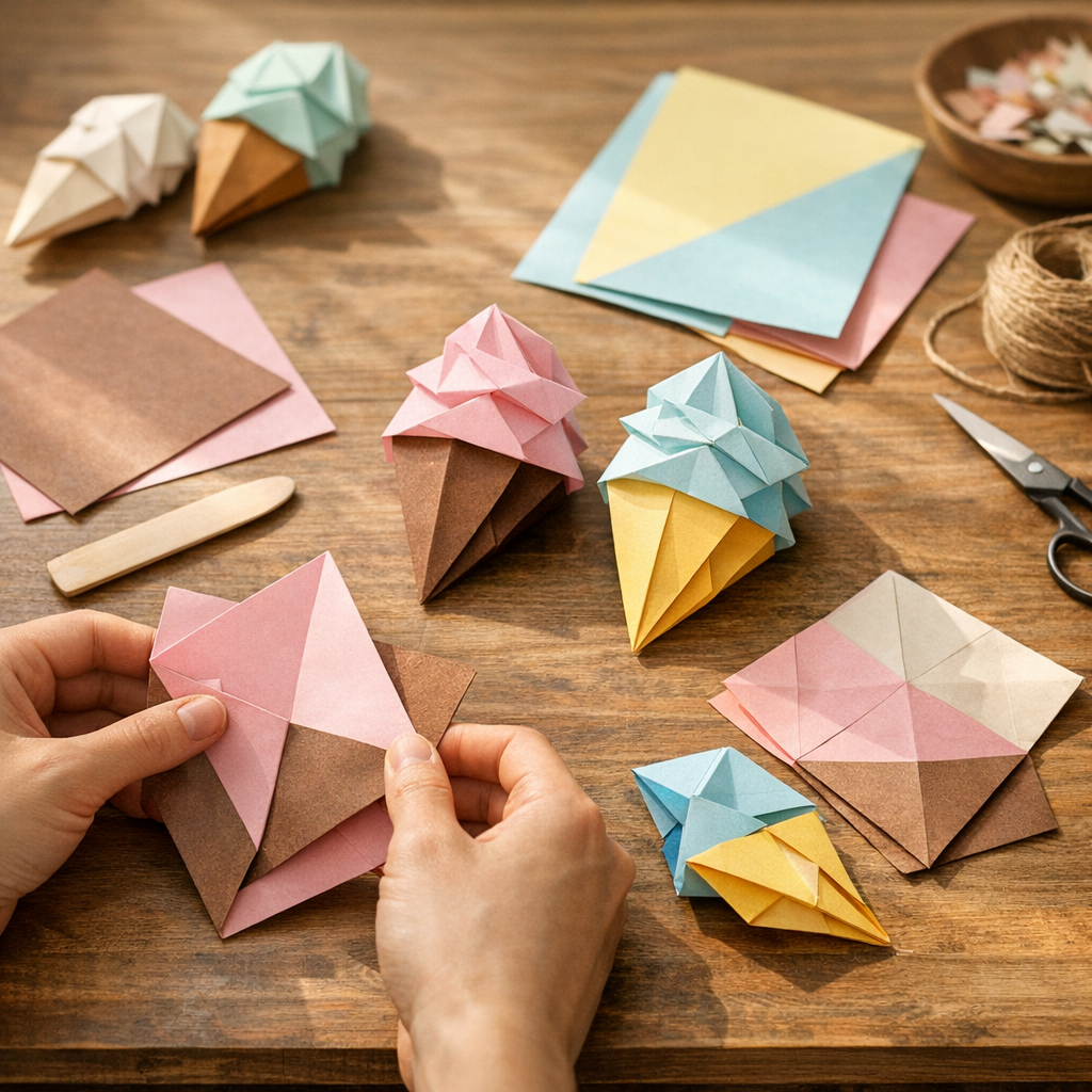 Le papier change tout : recto-verso, couleur et ordre des plis