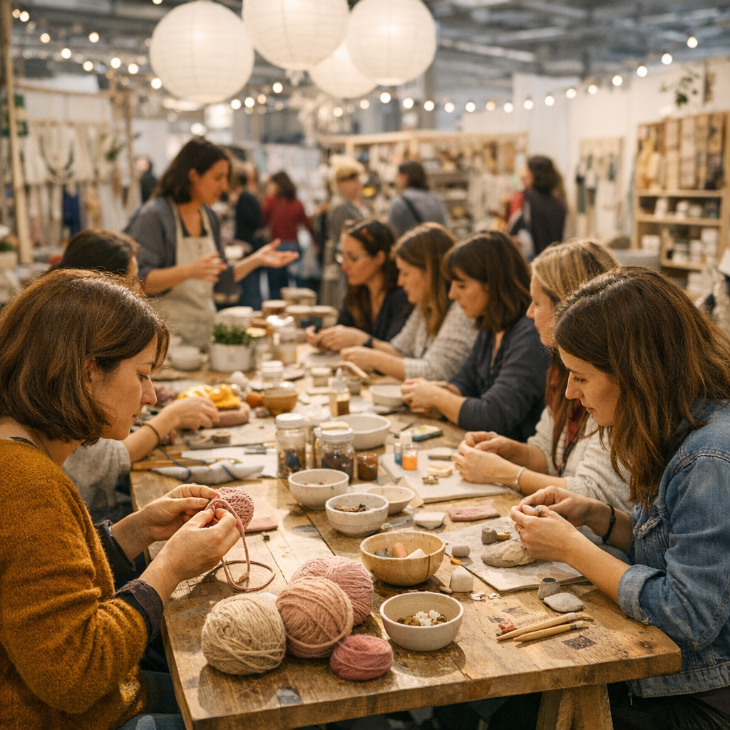 Une occasion de pratiquer : pourquoi les ateliers comptaient plus que la simple visite des stands