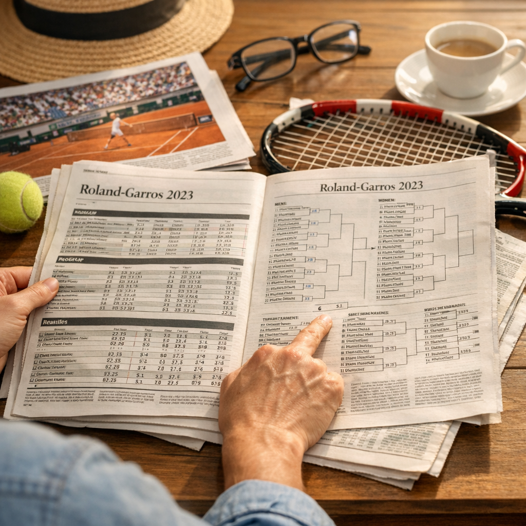 Programme, résultats et tableaux : comment lire correctement les pages Roland-Garros 2023